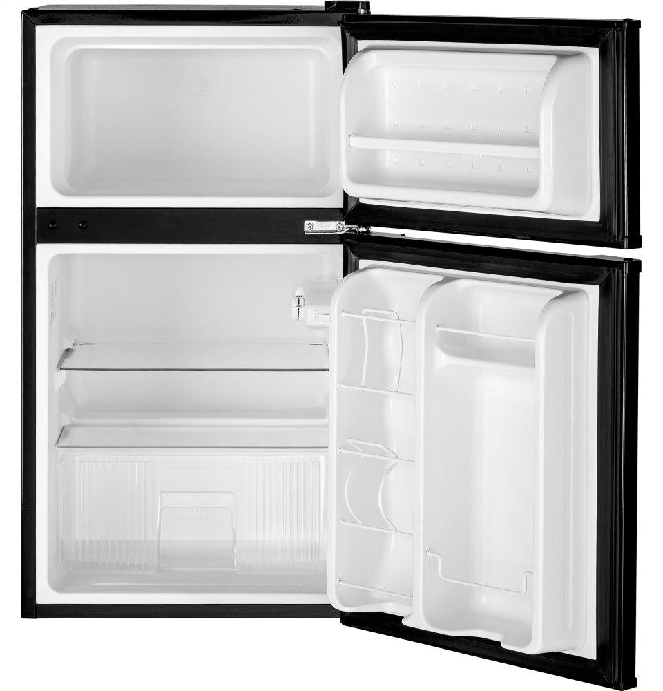 Ge Appliances GDE03GGKBB Ge® Double-Door Compact Refrigerator