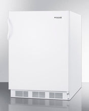 Summit FF7W Commercially Listed Freestanding All-Refrigerator For General Purpose Use, With Flat Door Liner, Automatic Defrost Operation And White Exterior