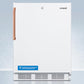 Summit FF6LWBI7TBCADA Ada Compliant Commercial All-Refrigerator For Built-In General Purpose Use, With Pure Copper Handle, Lock, Automatic Defrost Operation, And White Exterior
