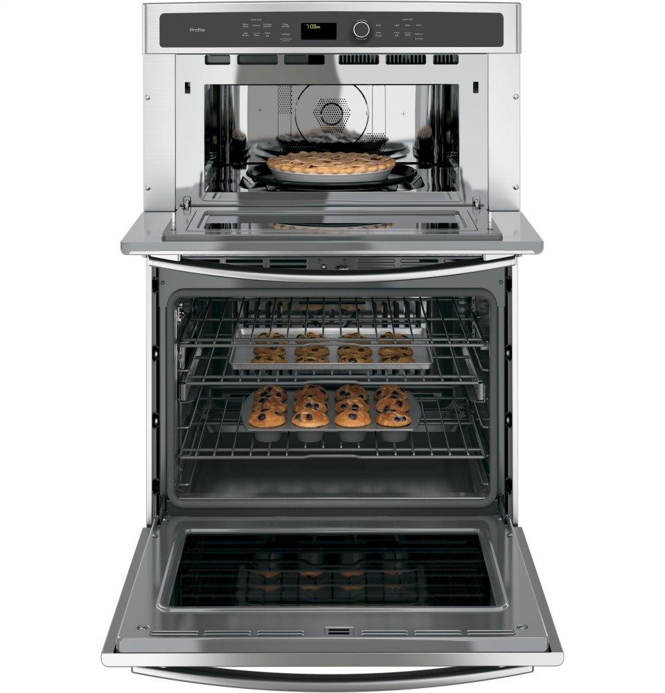 Ge Appliances PT7800SHSS Ge Profile™ 30" Built-In Combination Convection Microwave/Convection Wall Oven