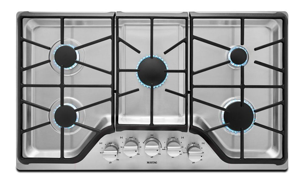 Maytag MGC7536DS 36-Inch Wide Gas Cooktop With Power Burner