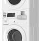 Whirlpool CET9000GQ Commercial Electric Stack Washer/Dryer, Coin Equipped White