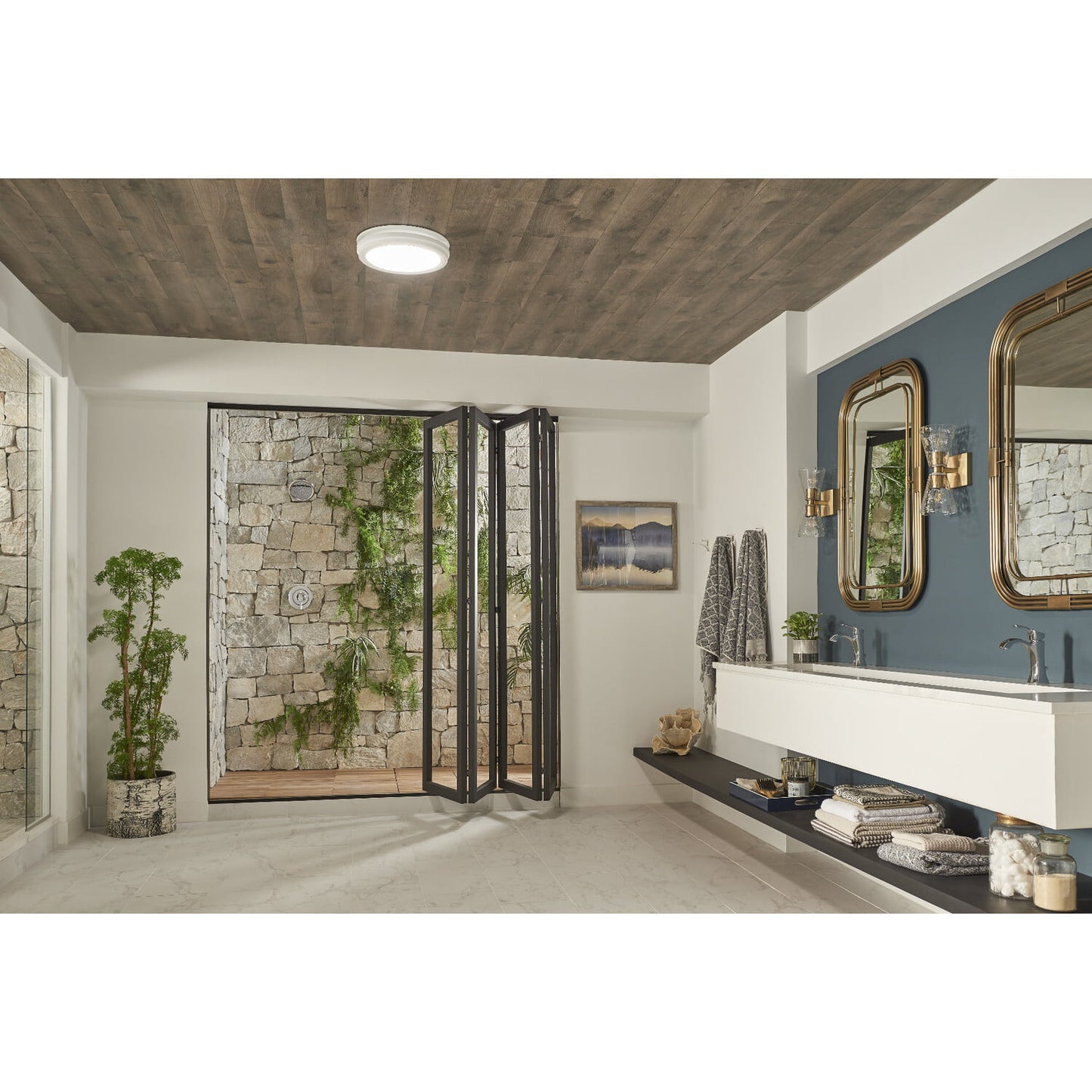 Broan AER110SLW Broan-Nutone® Wall Vent Kit, 3" Or 4" Round Duct