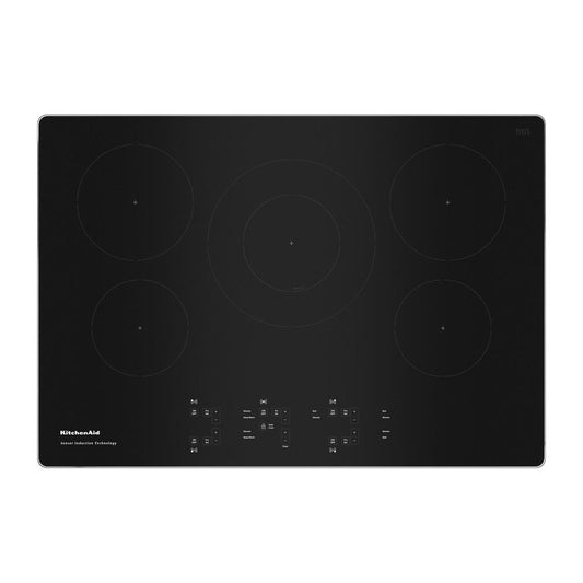 Kitchenaid KCIG550JSS 30-Inch 5-Element Sensor Induction Cooktop