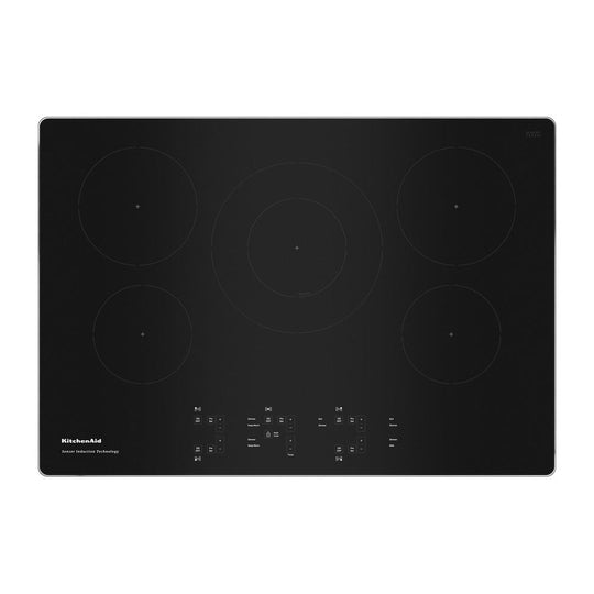 Kitchenaid KCIG550JSS 30-Inch 5-Element Sensor Induction Cooktop