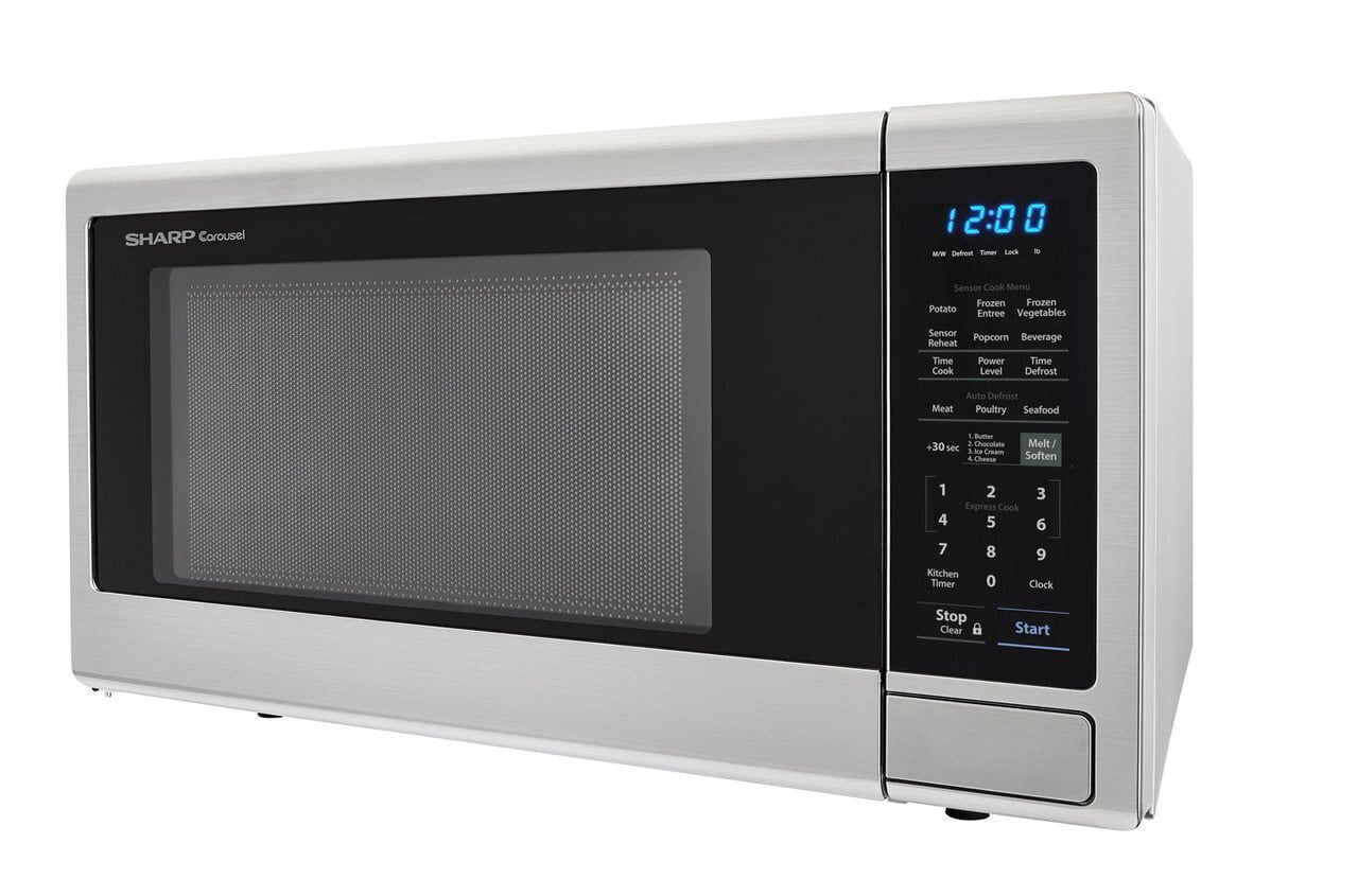 Sharp SMC2242DS 2.2 Cu. Ft. 1200W Stainless Steel Countertop Microwave Oven