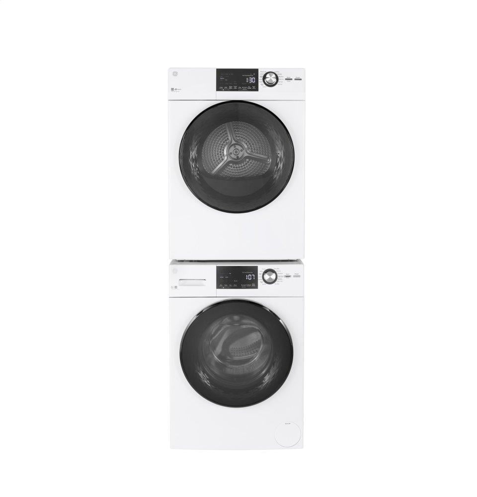 Ge Appliances GFD14ESSNWW Ge® 24" 4.3 Cu.Ft. Front Load Vented Electric Dryer With Stainless Steel Basket