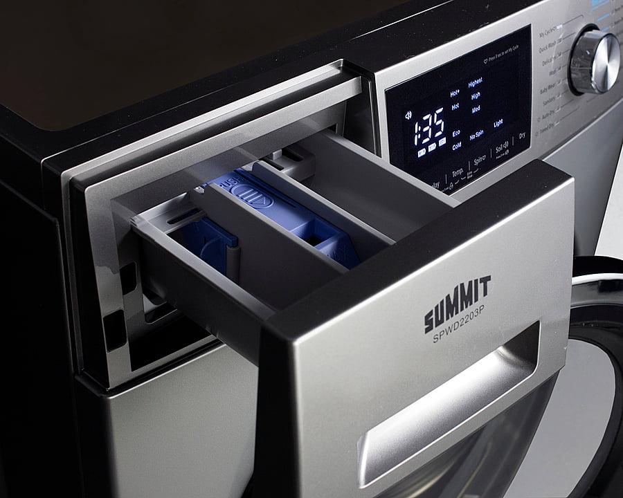 Summit SPWD2203P 24" Wide 115V Electric Washer/Dryer Combo