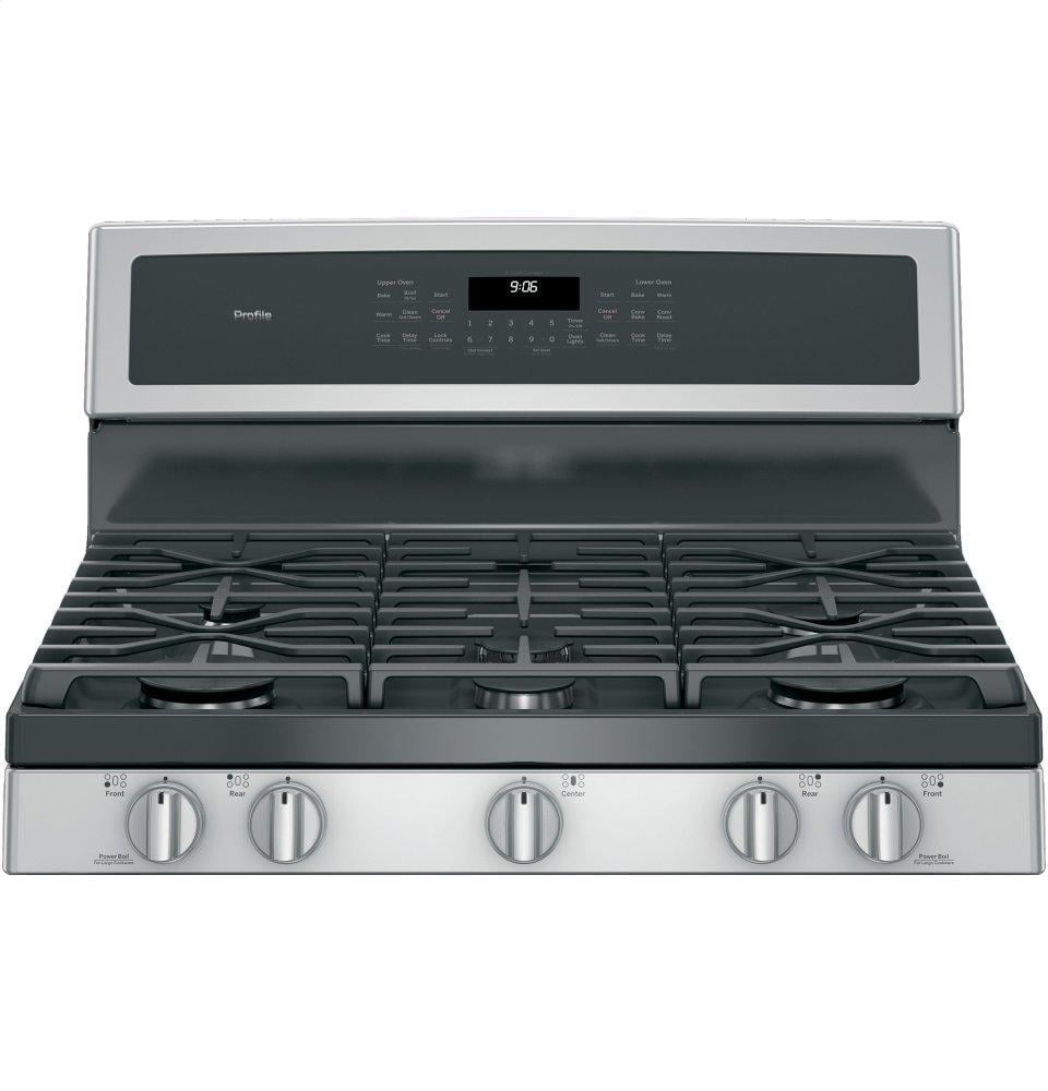 Ge Appliances PGB960SEJSS Ge Profile™ 30" Free-Standing Gas Double Oven Convection Range