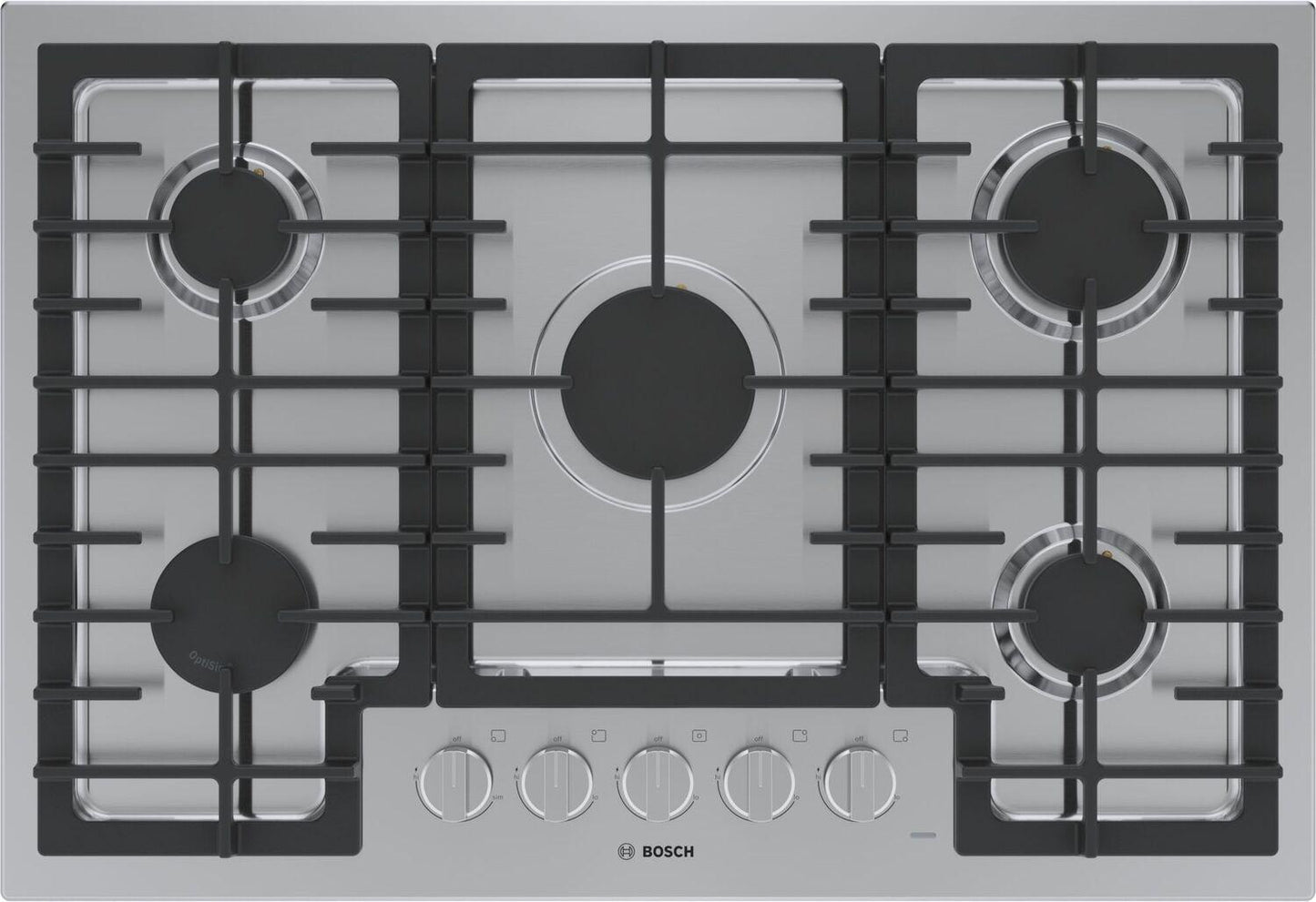 Bosch NGM5058UC 500 Series Gas Cooktop 30'' Stainless Steel Ngm5058Uc