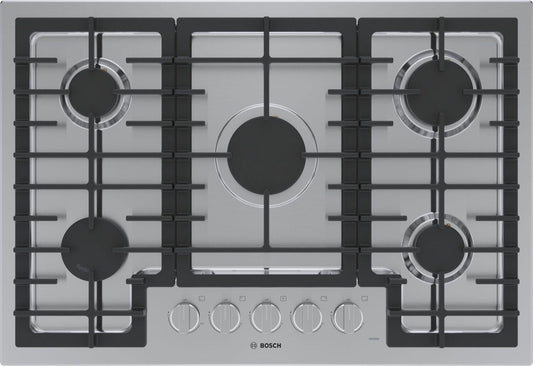 Bosch NGM5058UC 500 Series Gas Cooktop 30'' Stainless Steel Ngm5058Uc