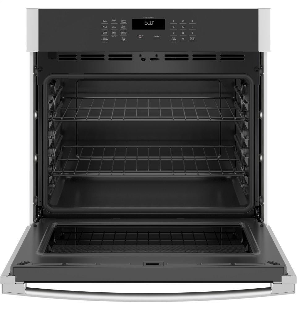 Ge Appliances JTS3000SNSS Ge® 30" Smart Built-In Self-Clean Single Wall Oven With Never-Scrub Racks