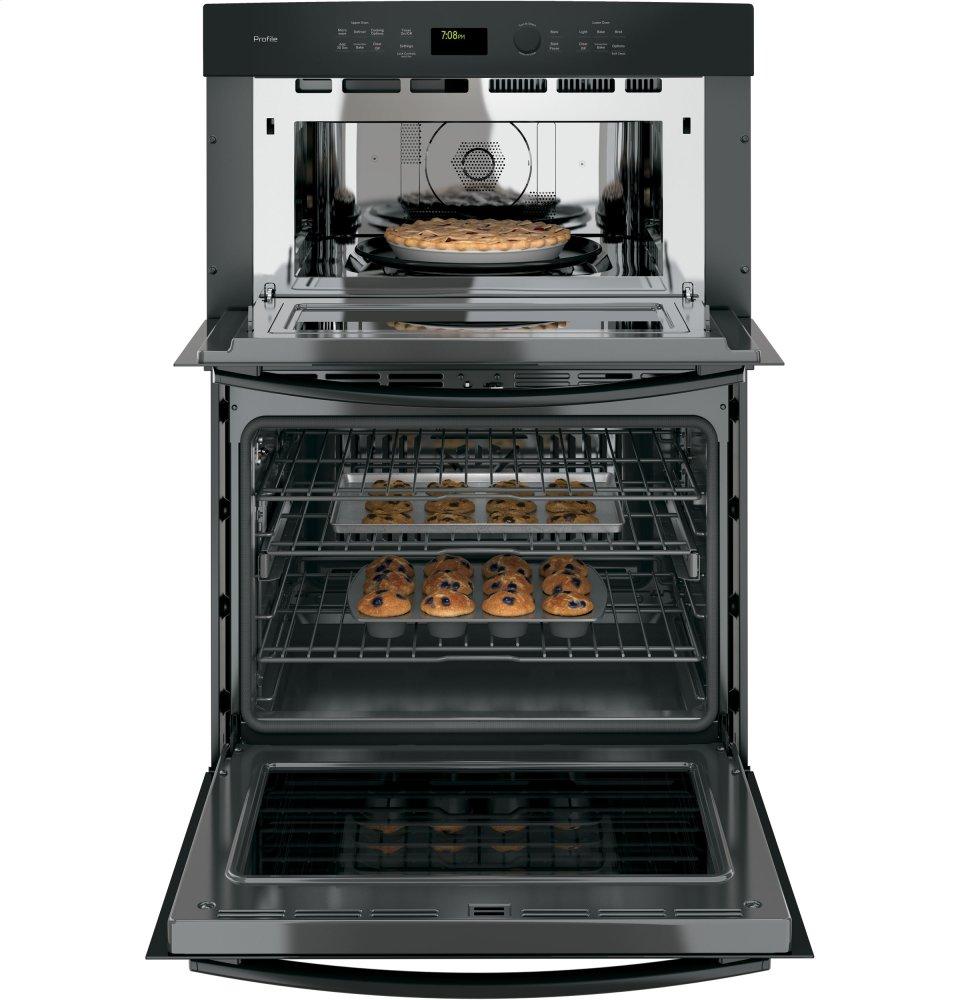 Ge Appliances PT7800DHBB Ge Profile™ 30" Built-In Combination Convection Microwave/Convection Wall Oven