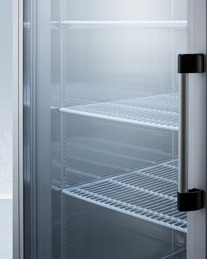 Summit ARG23MLLH Performance Series Pharma-Lab 23 Cu.Ft. All-Refrigerator In Stainless Steel With Glass Door And Left Hand Door Swing