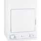 Ge Appliances DSKS433EBWW Ge Spacemaker® 240V 3.6 Cu. Ft. Capacity Stationary Electric Dryer