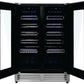 Thor Kitchen TWC2402U Thor - 42 Bottle Dual Zone Wine Cooler