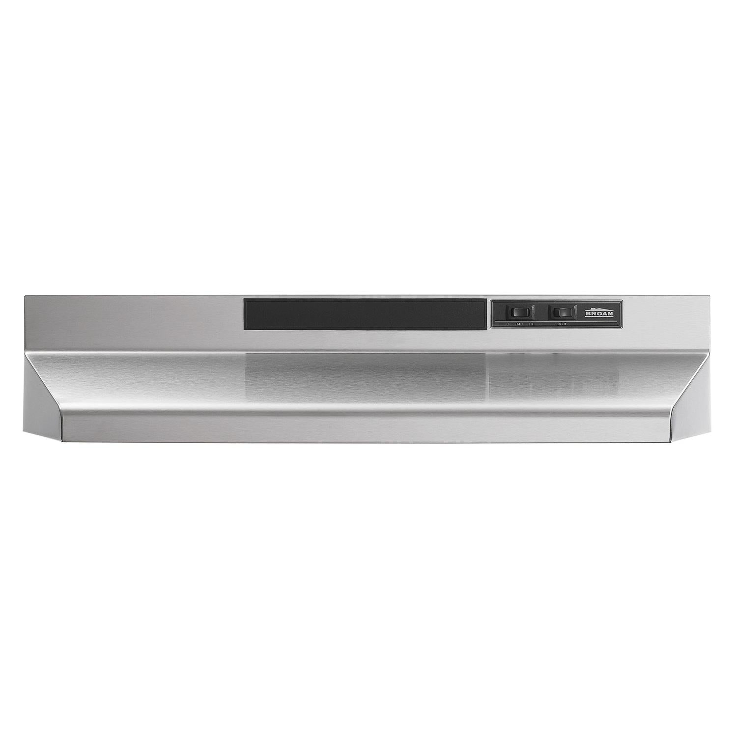 Broan F402404 Broan® 24-Inch Convertible Under-Cabinet Range Hood, 160 Cfm, Stainless Steel