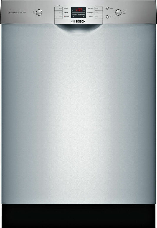 Bosch SHEM3AY55N 100 Series Dishwasher 24'' Stainless Steel Shem3Ay55N