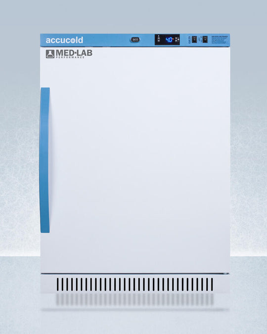 Summit ARS6ML Performance Series Med-Lab Freestanding 6 Cu.Ft. Ada Height All-Refrigerator, With Antimicrobial Silver-Ion Handle And Hospital Grade Cord 'Green Dot' Plug