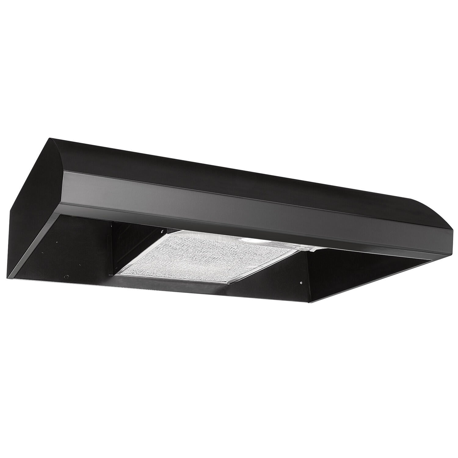 Broan BXT130BL Broan® 30-Inch 4-Way Convertible Under-Cabinet Range Hood, 270 Max Cfm, Black
