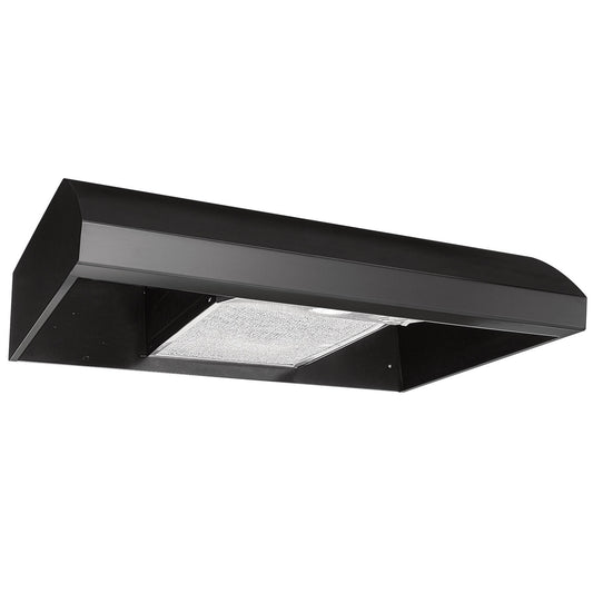 Broan BXT130BL Broan® 30-Inch 4-Way Convertible Under-Cabinet Range Hood, 270 Max Cfm, Black