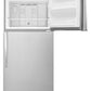 Whirlpool WRT108FZDM 30-Inch Wide Top Freezer Refrigerator - 18 Cu. Ft.