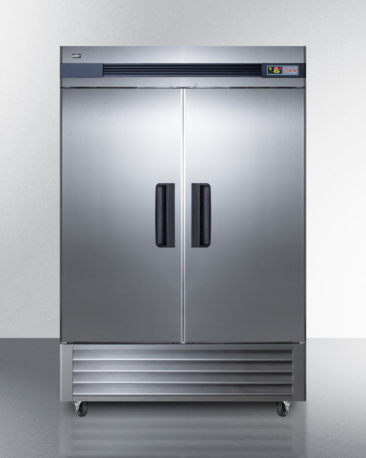 Summit SCFF497 49 Cu.Ft. Commercial Reach-In All-Freezer In Complete Stainless Steel