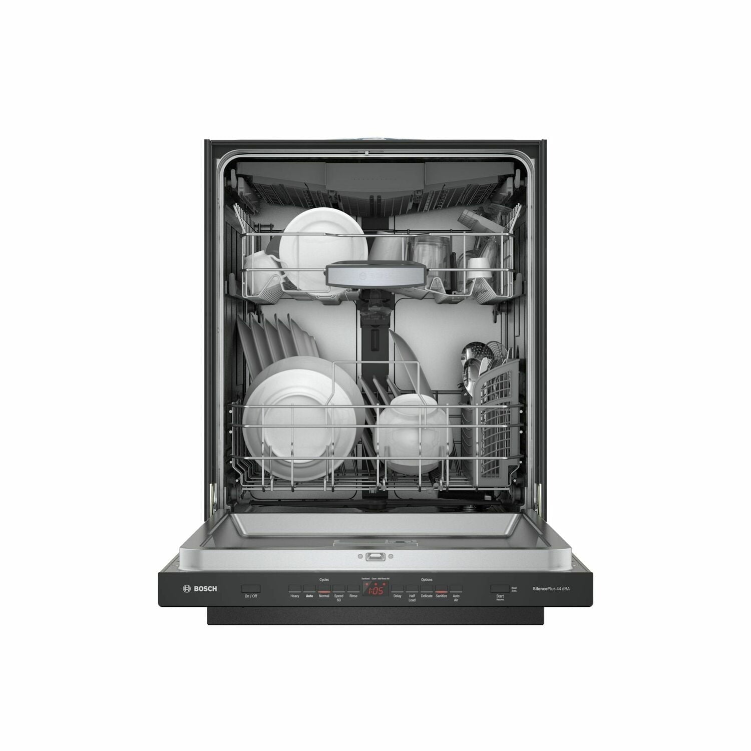 Bosch SHPM65Z56N 500 Series Dishwasher 24'' Black Shpm65Z56N