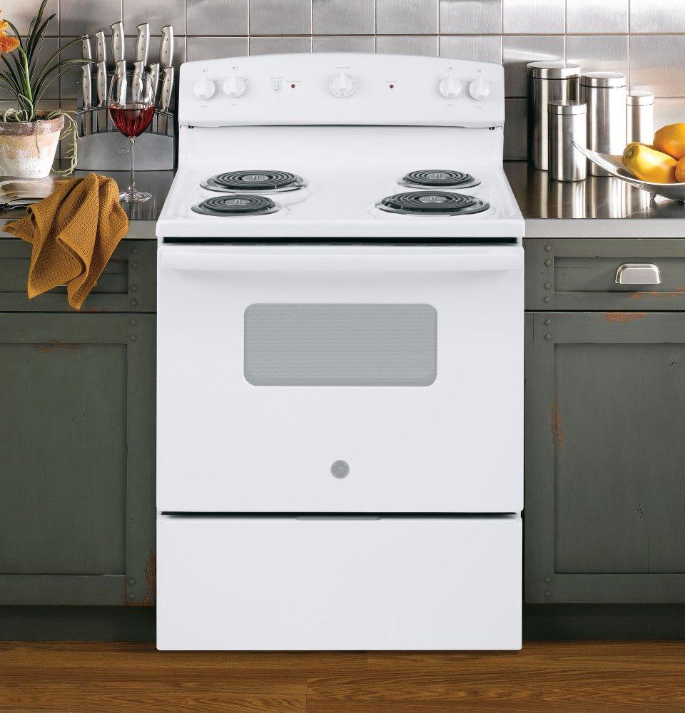 Ge Appliances JBS160DMWW Ge® 30" Free-Standing Electric Range