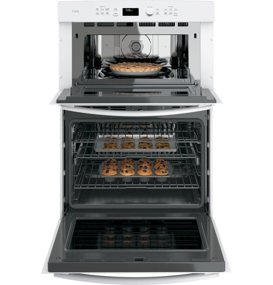 Ge Appliances PT7800DHWW Ge Profile™ 30" Built-In Combination Convection Microwave/Convection Wall Oven