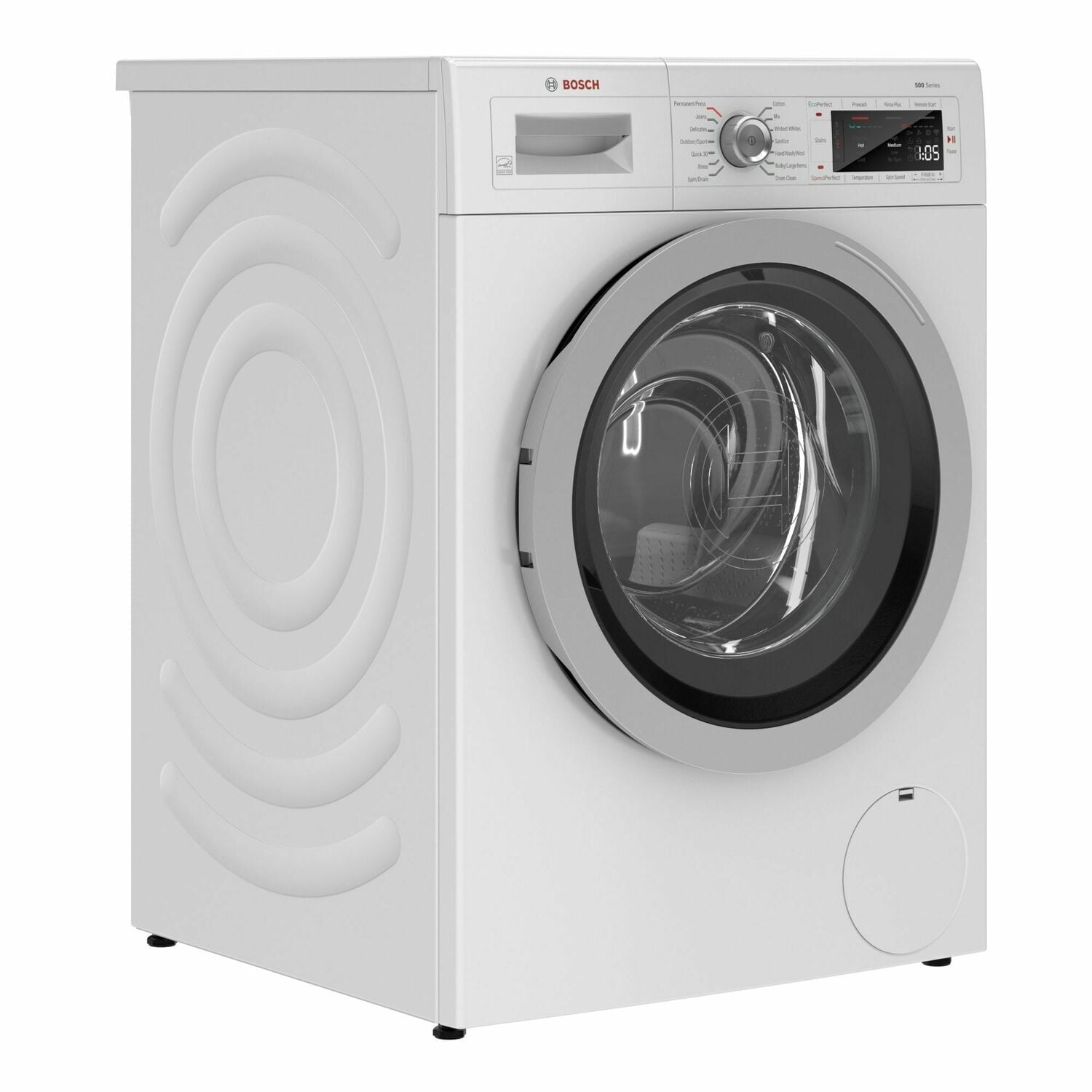 Bosch Compact Washer with Pedestal Drawer White