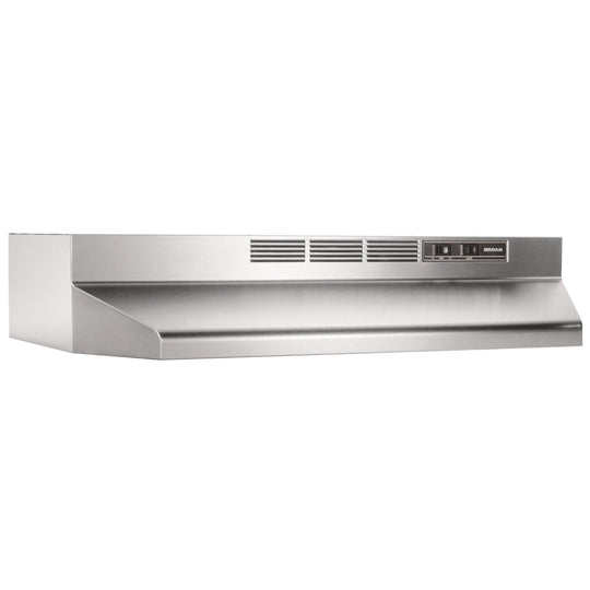 Broan 413604 Broan® 36-Inch Ductless Under-Cabinet Range Hood, Stainless Steel