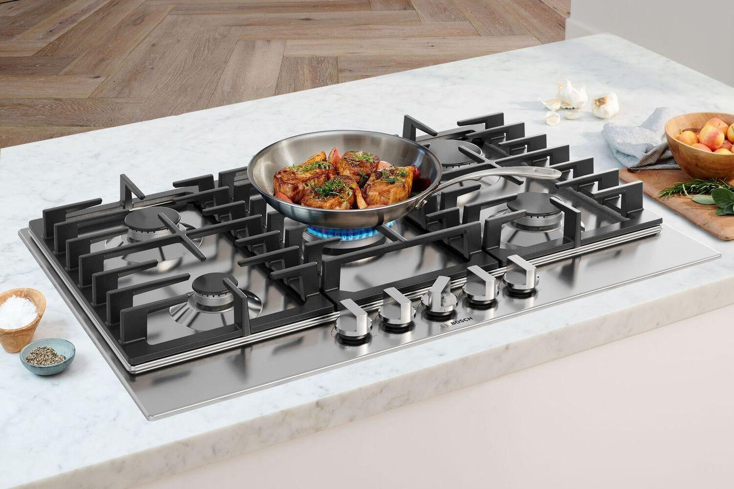 Bosch NGM3050UC 300 Series Gas Cooktop Stainless Steel
