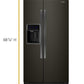 Whirlpool WRS571CIHV 36-Inch Wide Counter Depth Side-By-Side Refrigerator - 21 Cu. Ft.