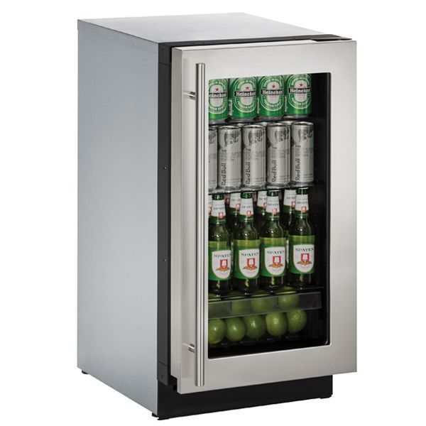 U-Line U3018RGLS00B 3018Rgl 18" Refrigerator With Stainless Frame Finish (115 V/60 Hz Volts /60 Hz Hz)