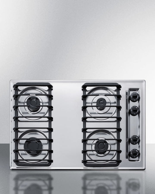 Summit ZTL053S 30" Wide 4-Burner Gas Cooktop