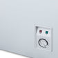 Summit SCFM182 Commercially Listed 18 Cu.Ft. Manual Defrost Chest Freezer In White With Stainless Steel Corner Protectors
