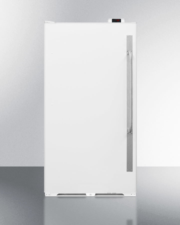 Summit SCUF18NCLHD Commercially Approved Large Capacity Upright All-Freezer With Frost-Free Operation, Digital Thermostat, Lock, And Left Hand Door Swing