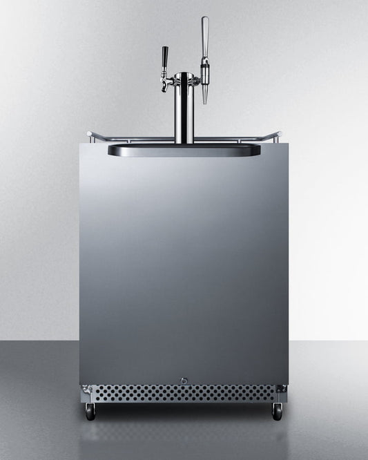 Summit SBC695OSCMTWIN 24" Wide Built-In Outdoor Coffee Kegerator