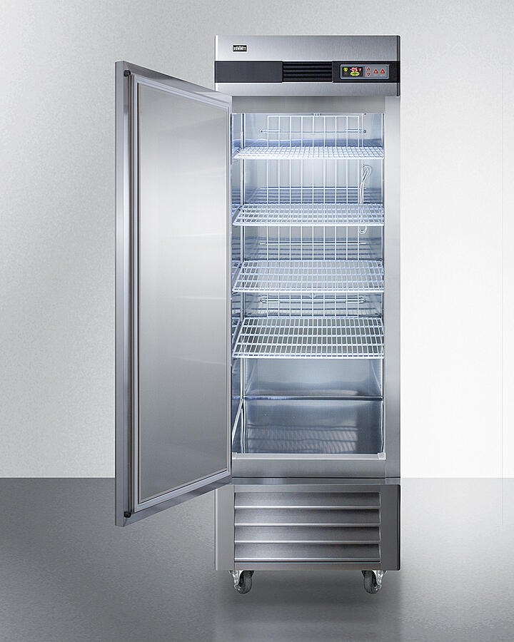 Summit SCFF237LH 23 Cu.Ft. Commercial Reach-In All-Freezer In Complete Stainless Steel With Left Hand Door Swing