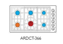 American Range ARDCT366N Vitesse Sealed-Burner Cooktops 36