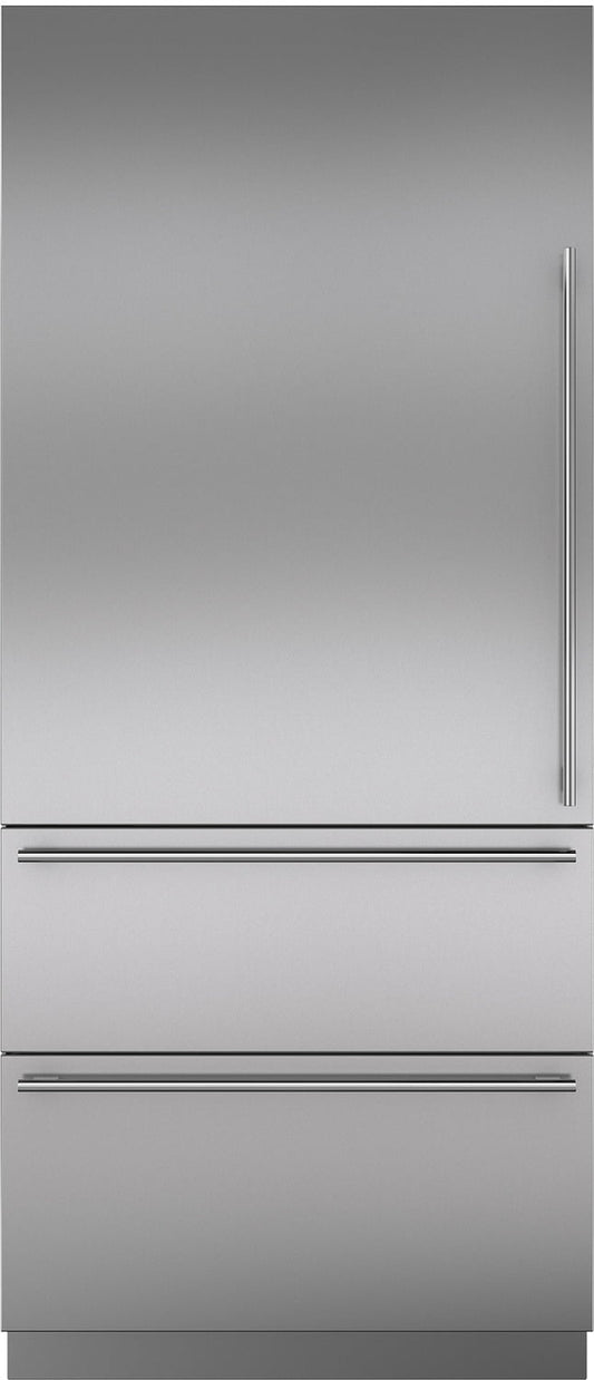 Sub-Zero 7023709 Stainless Steel Door Panel With Tubular Handle - Lh