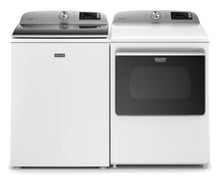 Maytag MED6230RHW Smart Capable Top Load Electric Dryer With Extra Power Button - 7.4 Cu. Ft.