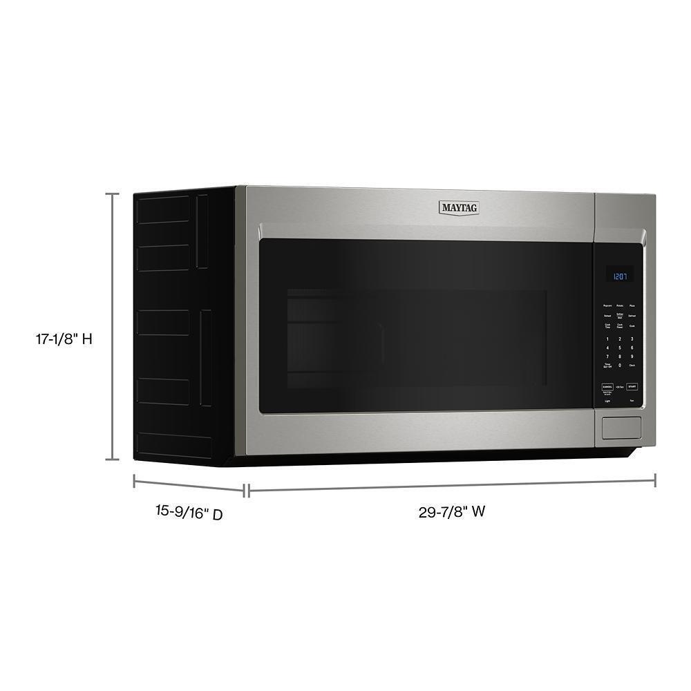Maytag MMMS4230PZ Over-The-Range Microwave With Non-Stick Interior Coating - 1.7 Cu. Ft.
