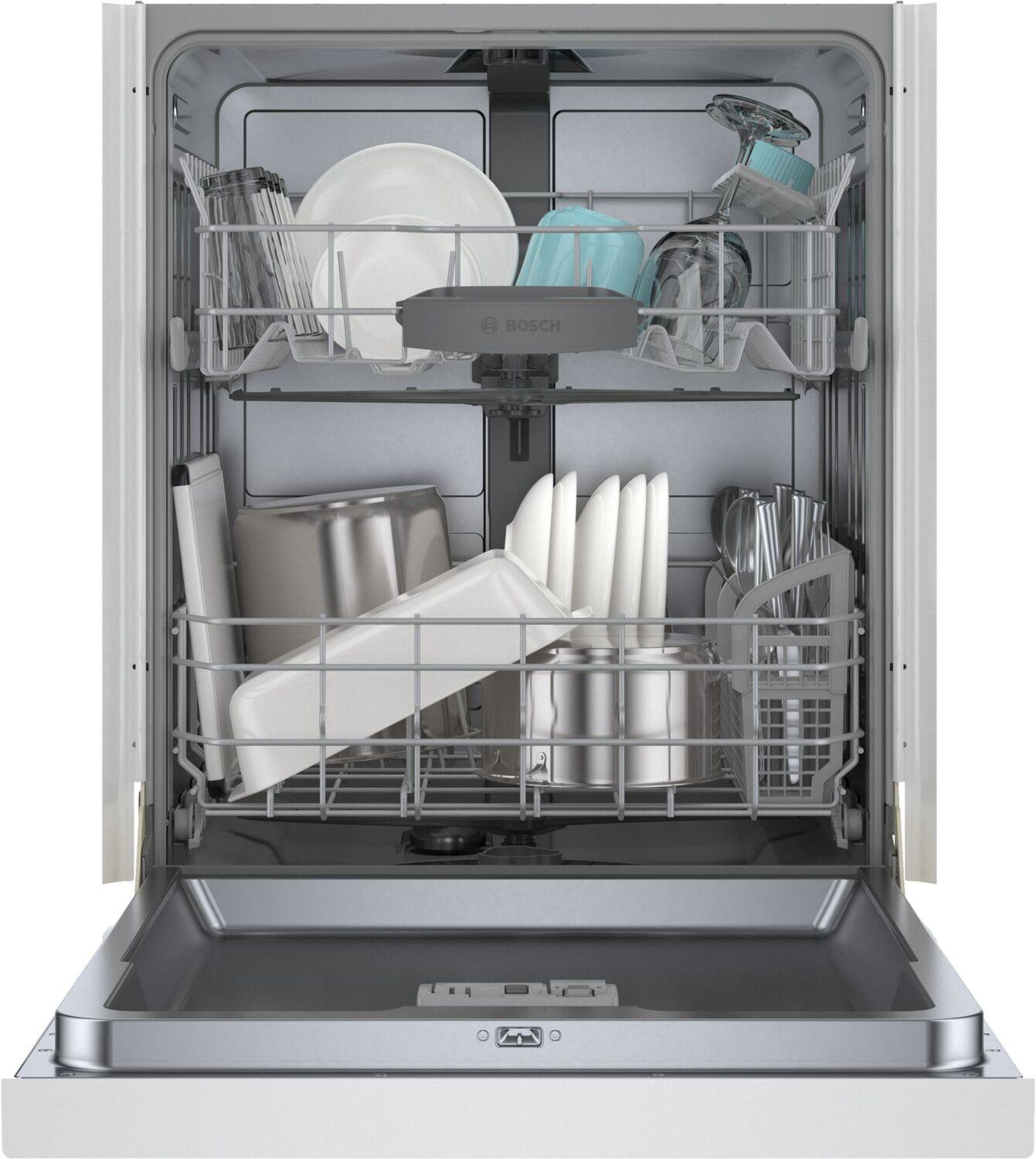 Bosch SHE4AEM2N 100 Plus Dishwasher 24" White