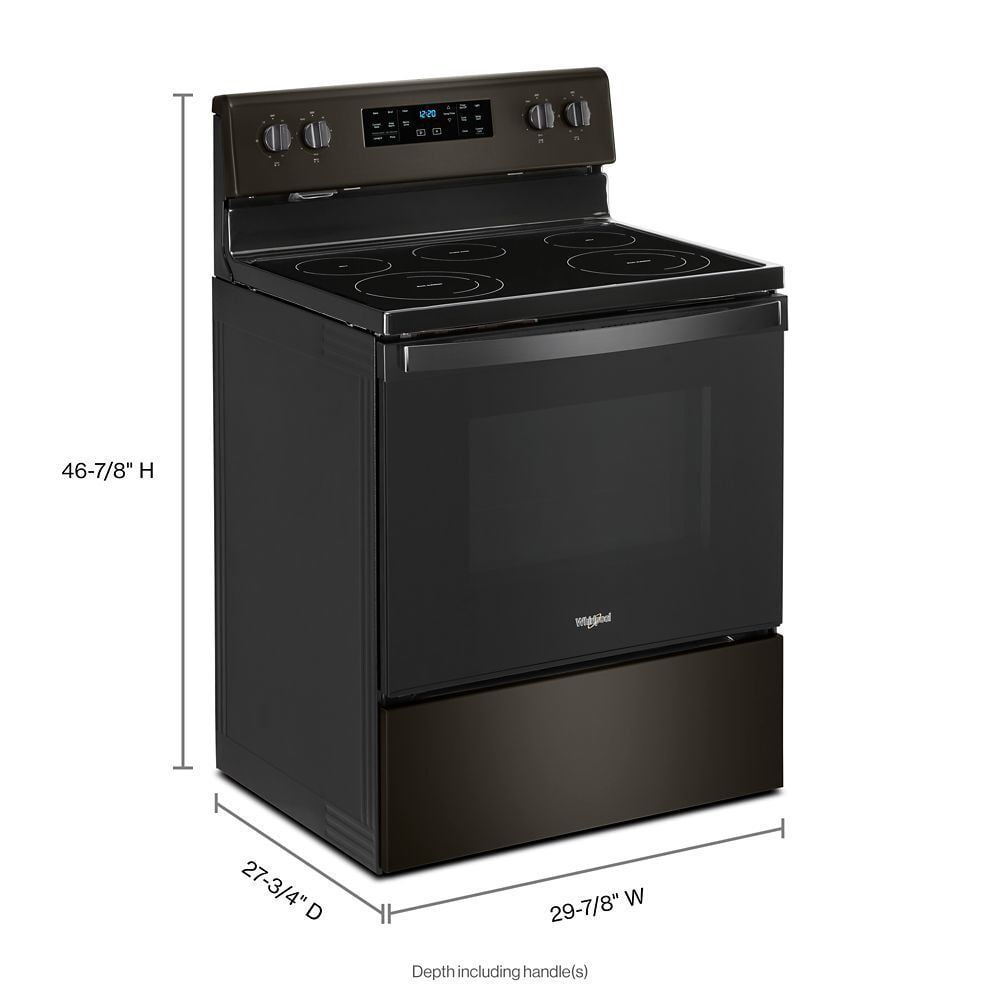Whirlpool WFE535S0JV 5.3 Cu. Ft. Whirlpool® Electric Range With Frozen Bake Technology