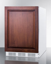 Summit CT661BIIFADA Ada Compliant Built-In Undercounter Refrigerator-Freezer For Residential Use, Cycle Defrost With Deluxe Interior, Panel-Ready Door, And White Cabinet