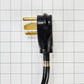 Whirlpool PT600 6' 4-Wire 40 Amp Range Cord
