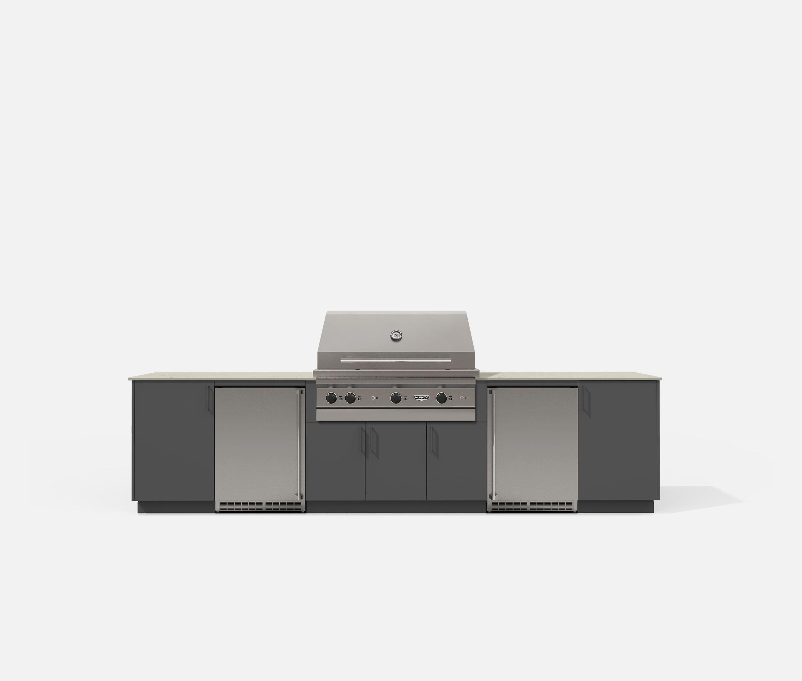 Urban Bonfire CTUNDRA42ANTHRACITE Tundra 42 Outdoor Kitchen (Anthracite) GRILL SOLD SEPARATELY