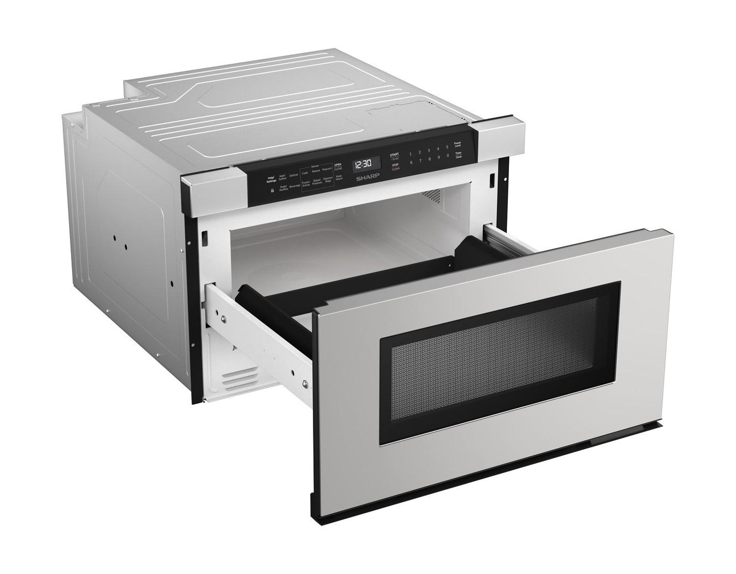 Sharp SMD2440JS 24 In. 1.2 Cu. Ft. Built-In Stainless Steel Microwave Drawer Oven